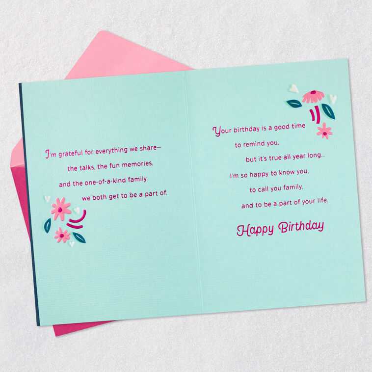 Hallmark So Happy To Know You Birthday Card For Stepdaughter