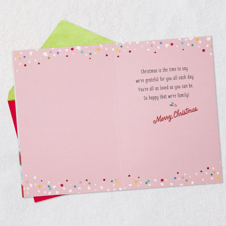Hallmark So Happy We're Family Christmas Card For Niece And Family
