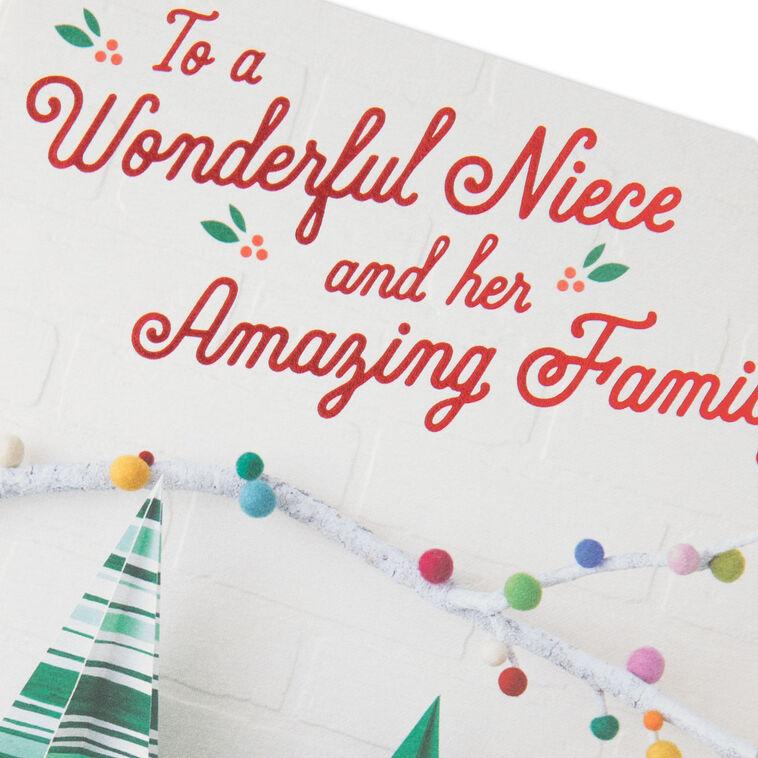 Hallmark So Happy We're Family Christmas Card For Niece And Family