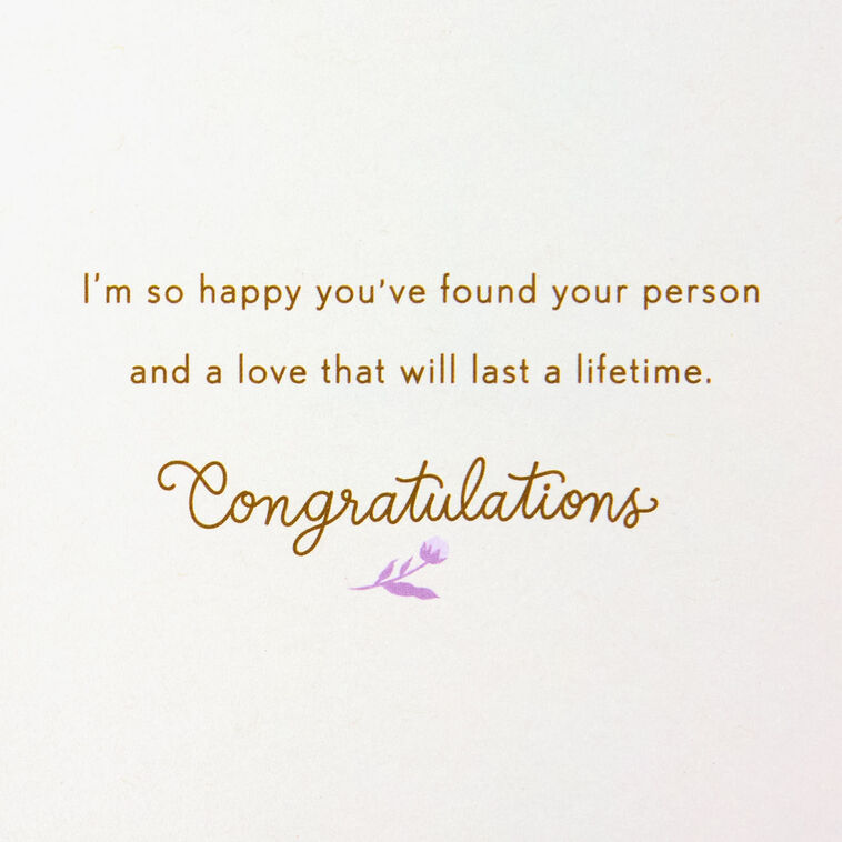 Hallmark So Happy You've Found Your Person Wedding Card For Sister