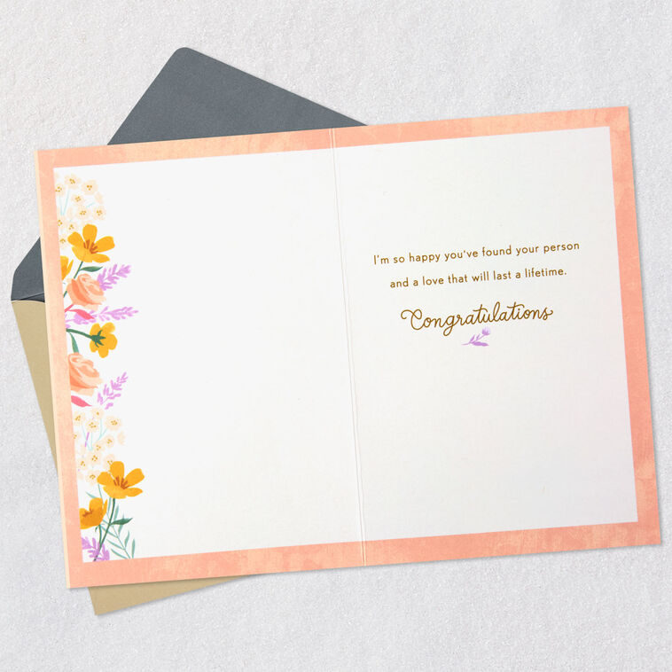 Hallmark So Happy You've Found Your Person Wedding Card For Sister