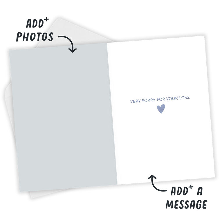 Hallmark So Hard To Say Goodbye Custom Pet Sympathy Card