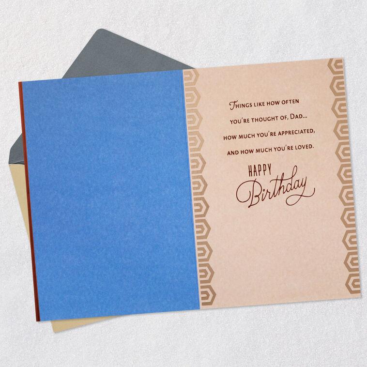 Hallmark So Loved And Appreciated Birthday Card For Dad