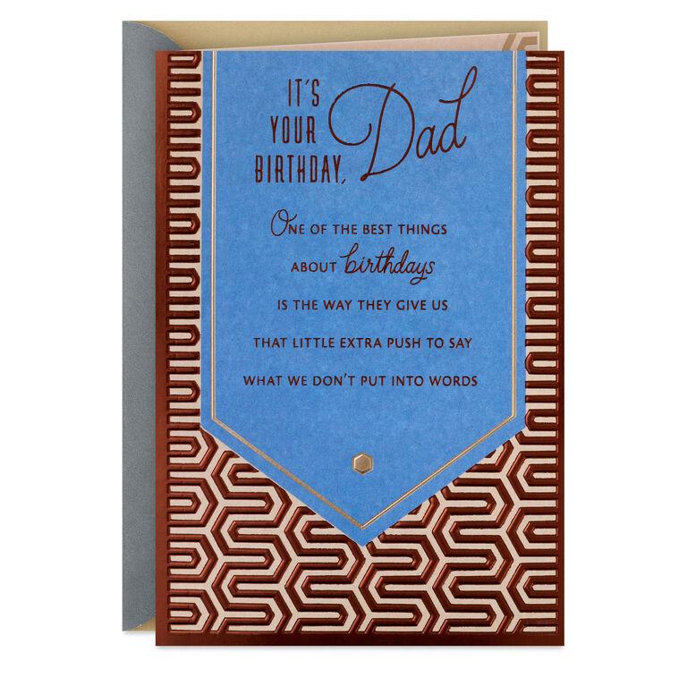 hallmark So Loved and Appreciated Birthday Card for Dad