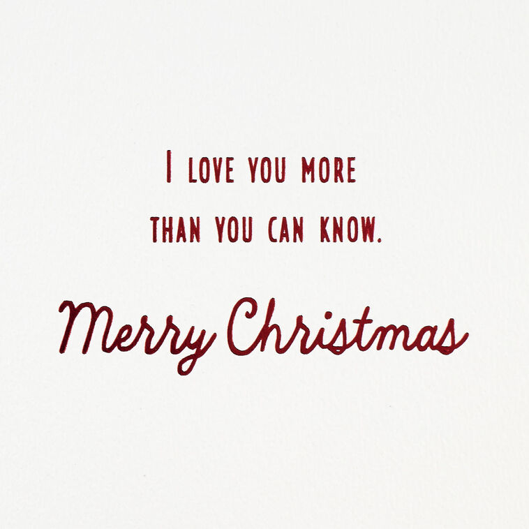 Hallmark So Loved So Proud Christmas Card For Granddaughter