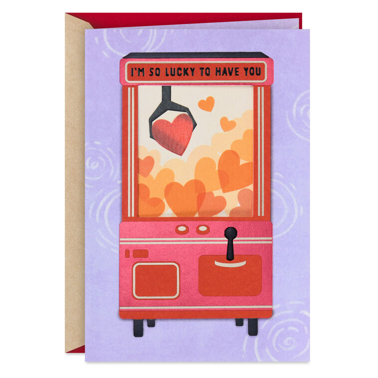 hallmark So Lucky to Have You Romantic Sweetest Day Card
