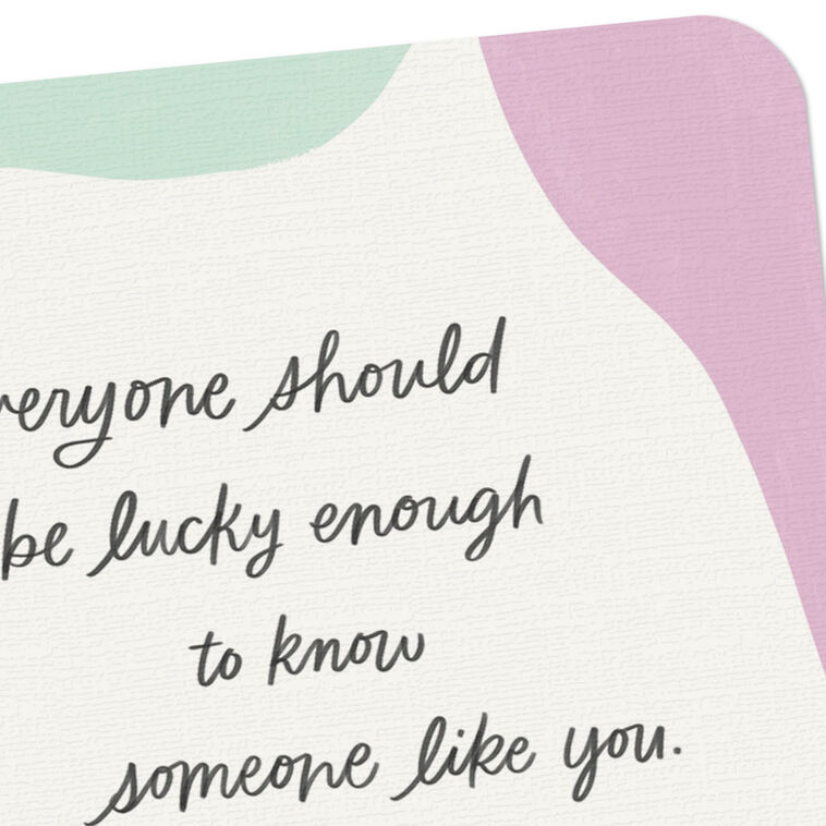 Hallmark So Lucky To Know Someone Like You Thank You Card