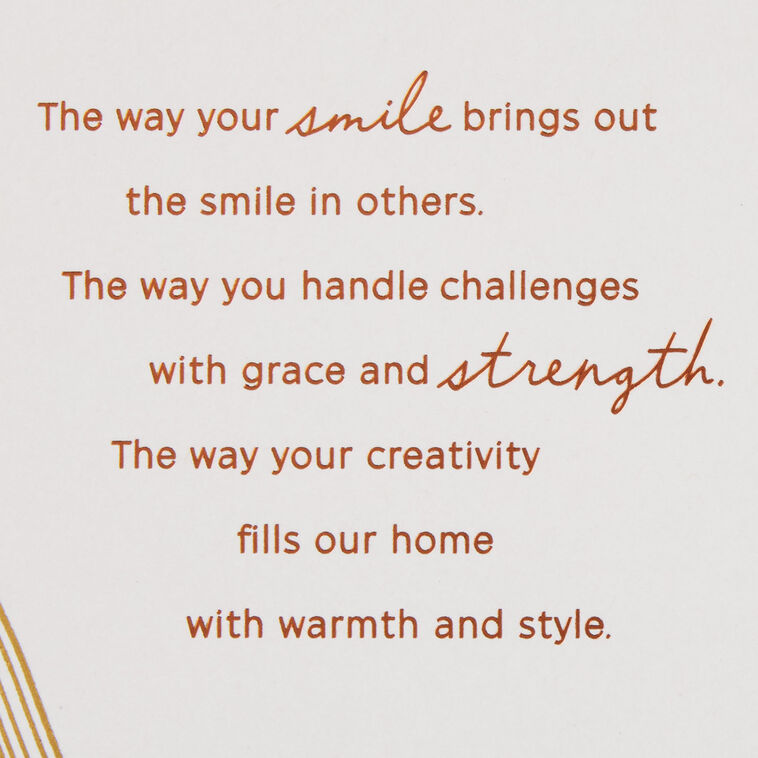 Hallmark So Many Things I Love About You Birthday Card For Wife