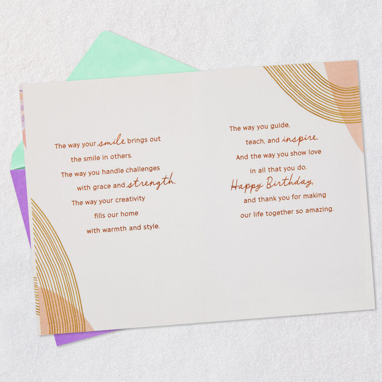 Hallmark So Many Things I Love About You Birthday Card For Wife