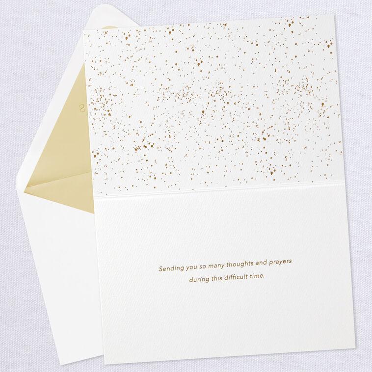 Hallmark So Many Thoughts And Prayers Sympathy Card