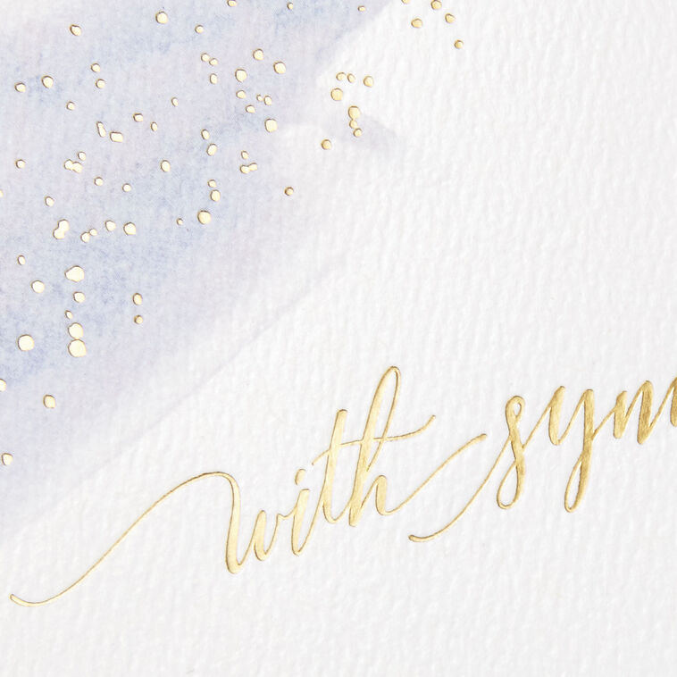 Hallmark So Many Thoughts And Prayers Sympathy Card
