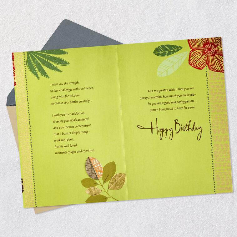 Hallmark So Many Wishes For You In My Heart Birthday Card For Son