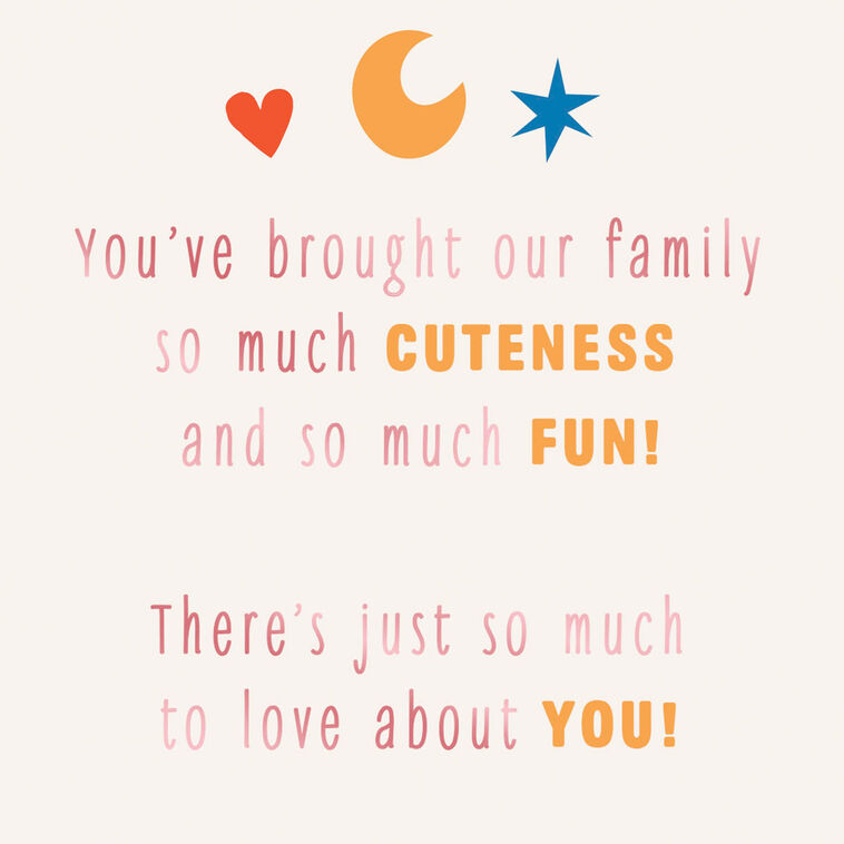 Hallmark So Much Cuteness And Fun 1st Birthday Card For Great-Granddaughter