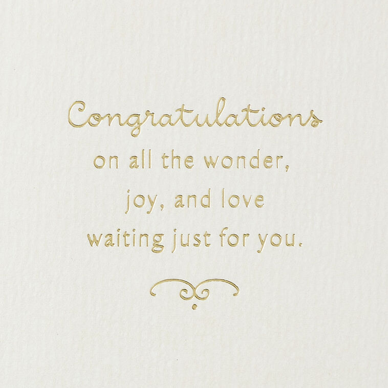 Hallmark So Much Love On The Way Pregnancy Congratulations Card