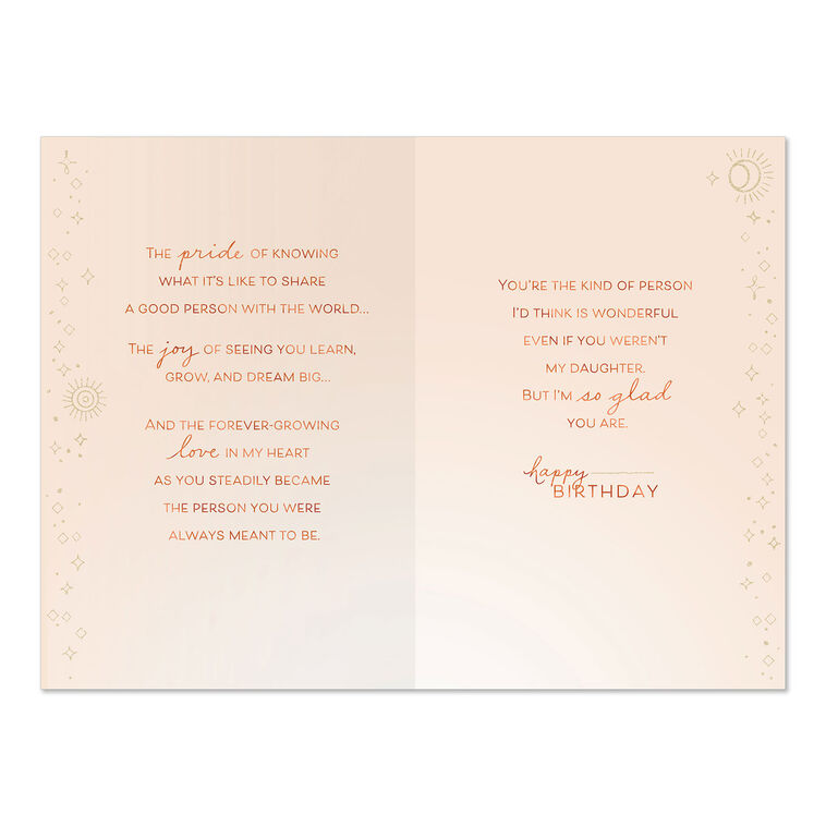 Hallmark So Much Pride Joy And Love Birthday Card For Daughter