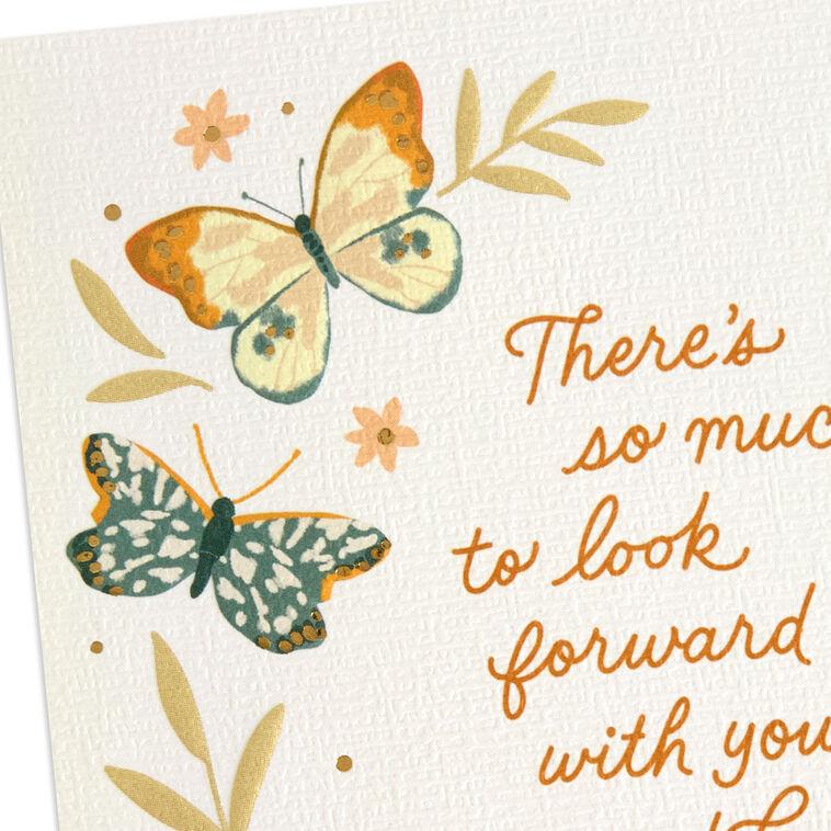 Hallmark So Much To Look Forward To New Baby Girl Card For Grandparents