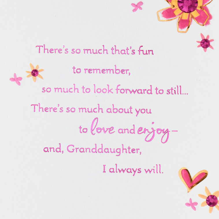 Hallmark So Much To Love About You Birthday Card For Granddaughter