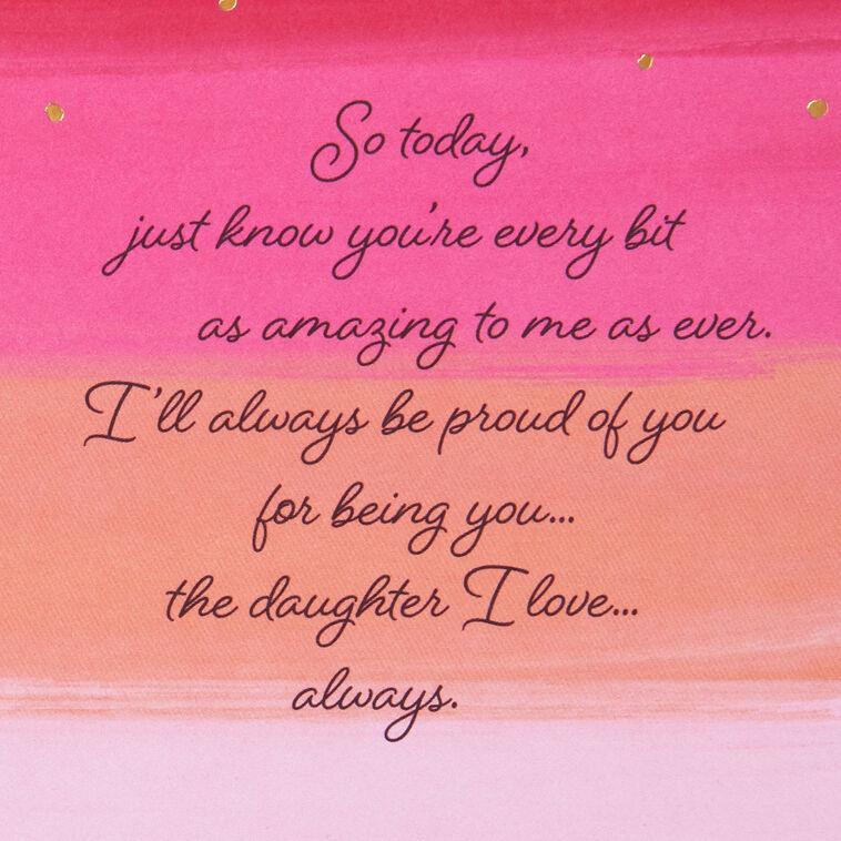 Hallmark So Proud Of You Birthday Card For Daughter