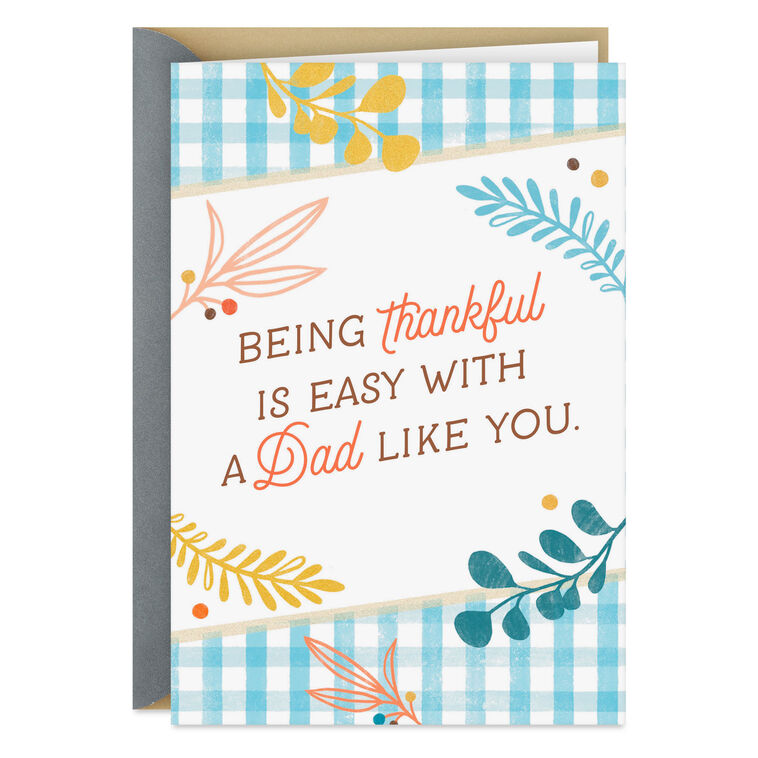 hallmark So Thankful for You Thanksgiving Card for Dad