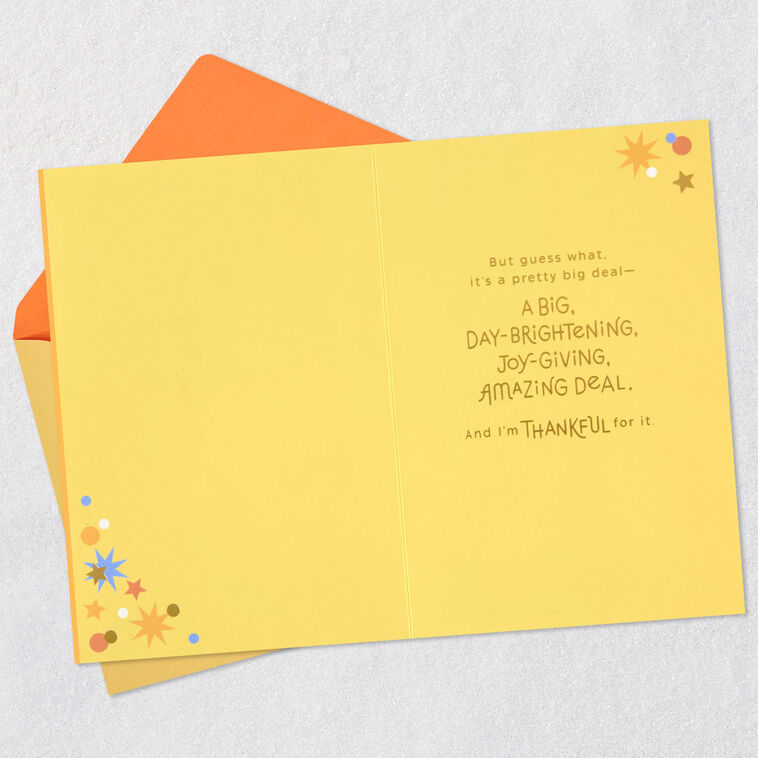 Hallmark So Thankful For Your Amazing Kindness Thank You Card