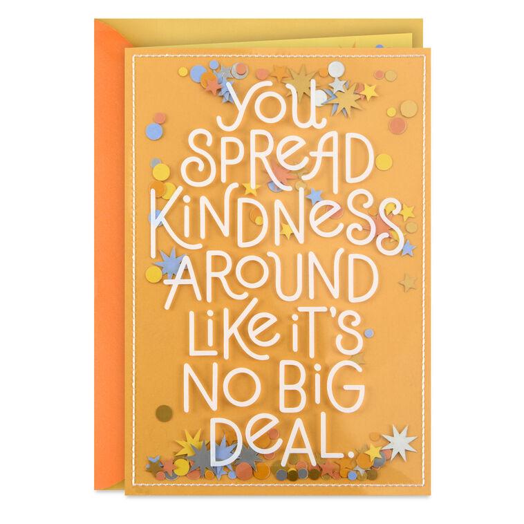 hallmark So Thankful for Your Amazing Kindness Thank You Card