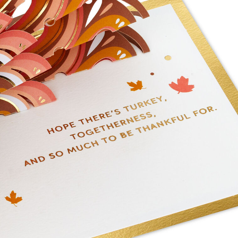 Hallmark So Thankful Turkey Pop-Up Thanksgiving Card