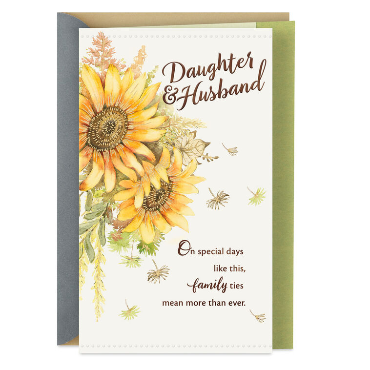 hallmark So Thankful We're Family Thanksgiving Card for Daughter and Her Husband