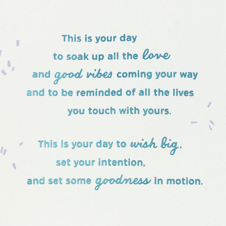Hallmark Soak Up The Good Vibes Birthday Card For Sister