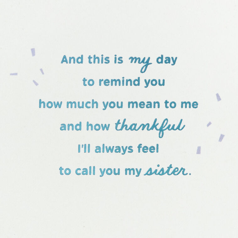 Hallmark Soak Up The Good Vibes Birthday Card For Sister