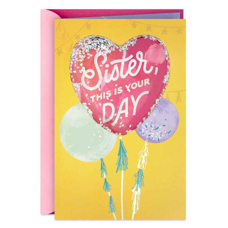 hallmark Soak Up the Good Vibes Birthday Card for Sister