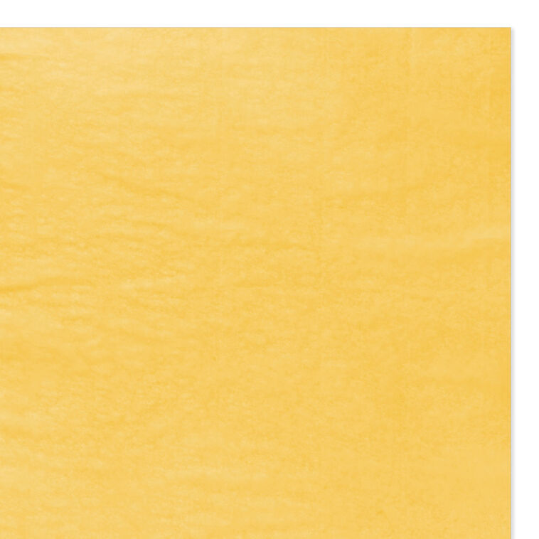 Hallmark Solid Buttercup Yellow Tissue Paper 8 Sheets