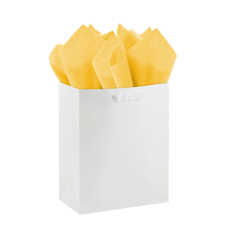 Hallmark Solid Buttercup Yellow Tissue Paper 8 Sheets
