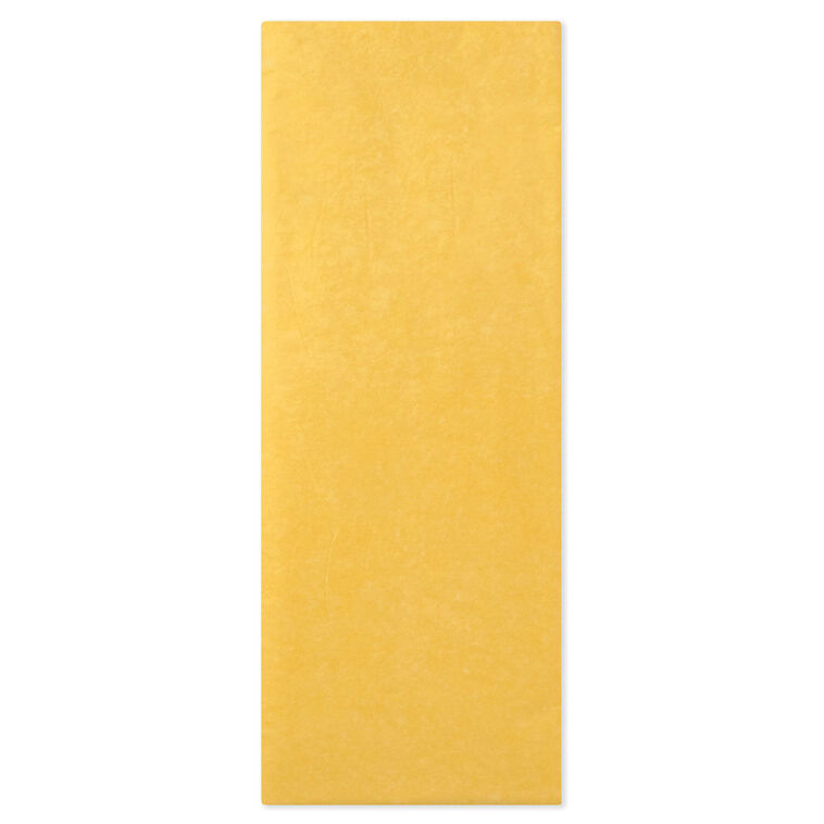 hallmark Solid Buttercup Yellow Tissue Paper 8 sheets