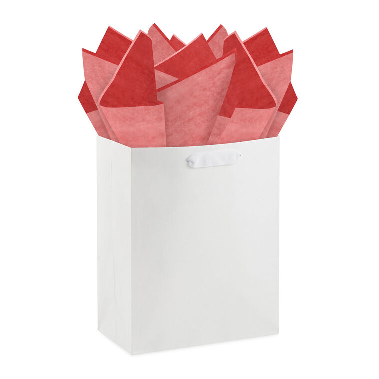 Hallmark Solid Red-Orange/Coral/Pink 3-Pack Assortment Tissue Paper 12 Sheets