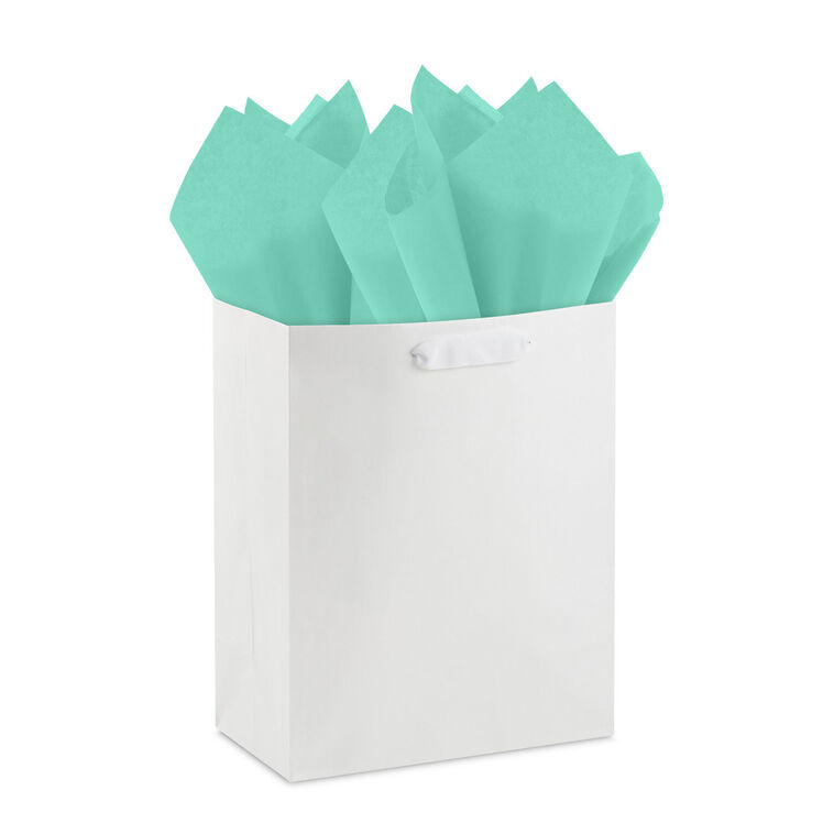 Hallmark Solid Turquoise/Mint 2-Pack Tissue Paper 6 Sheets