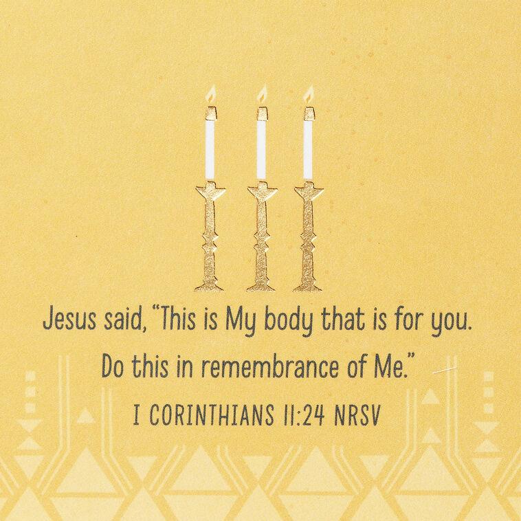Hallmark Son God Will Always Be With You Religious First Communion Card