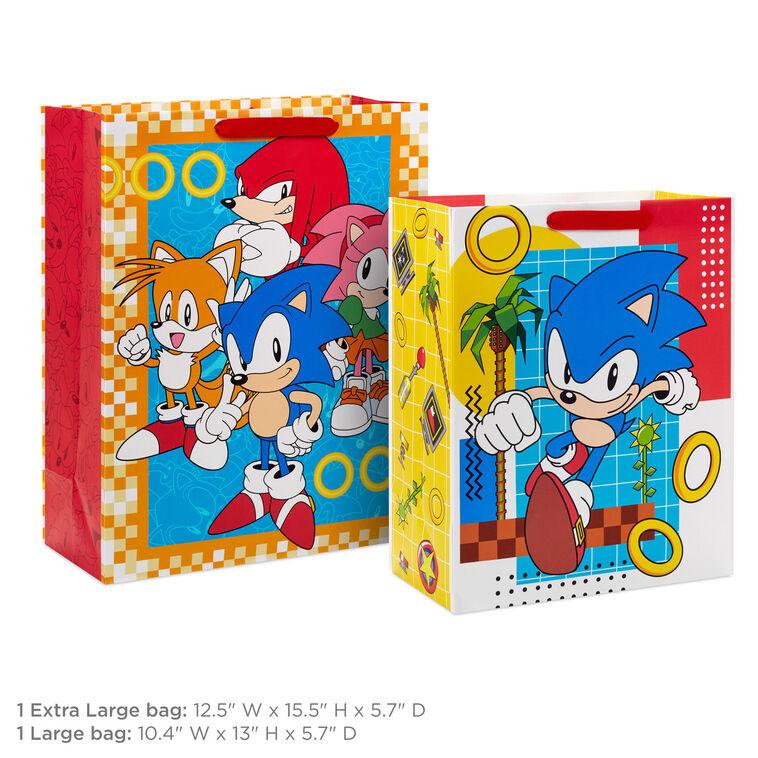 Hallmark Sonic The Hedgehog™ And Friends 2-Pack Assorted Gift Bags