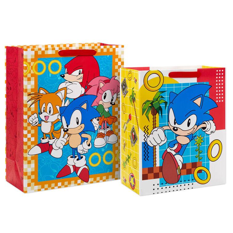 hallmark Sonic the Hedgehog™ and Friends 2-Pack Assorted Gift Bags