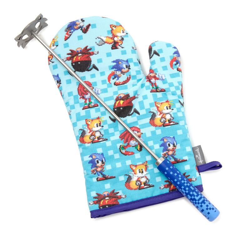 hallmark Sonic the Hedgehog™ Branding Iron With Grill Mitt Set of 2