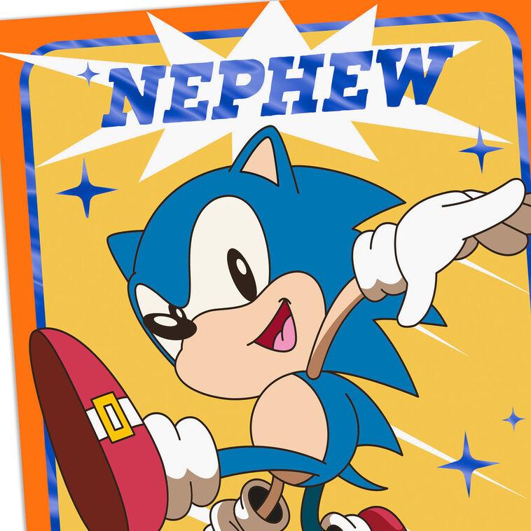 Hallmark Sonic The Hedgehog™ Levels Of Awesome Birthday Card For Nephew