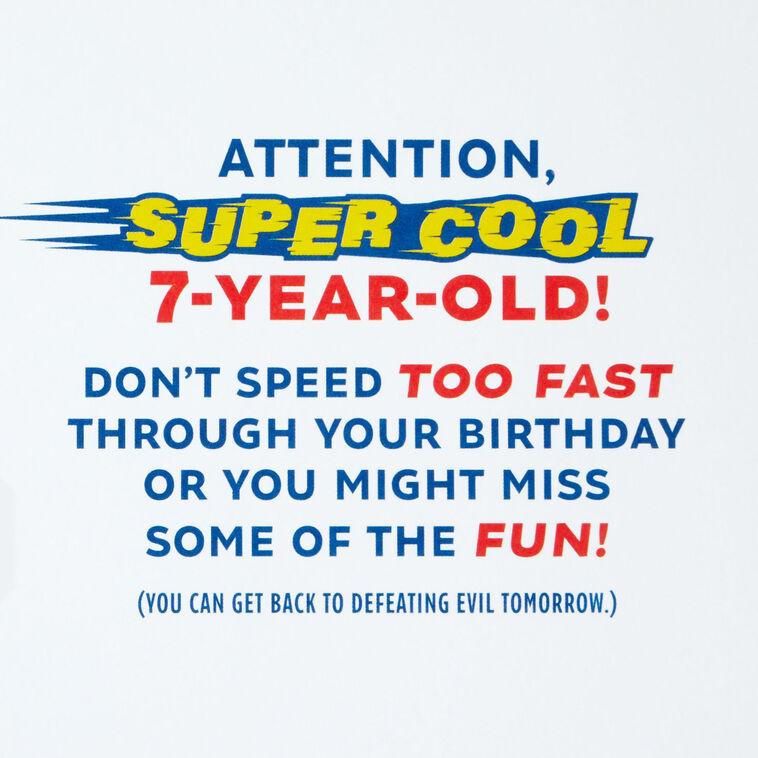 Hallmark Sonic The Hedgehog™ Super Cool Musical 7th Birthday Card