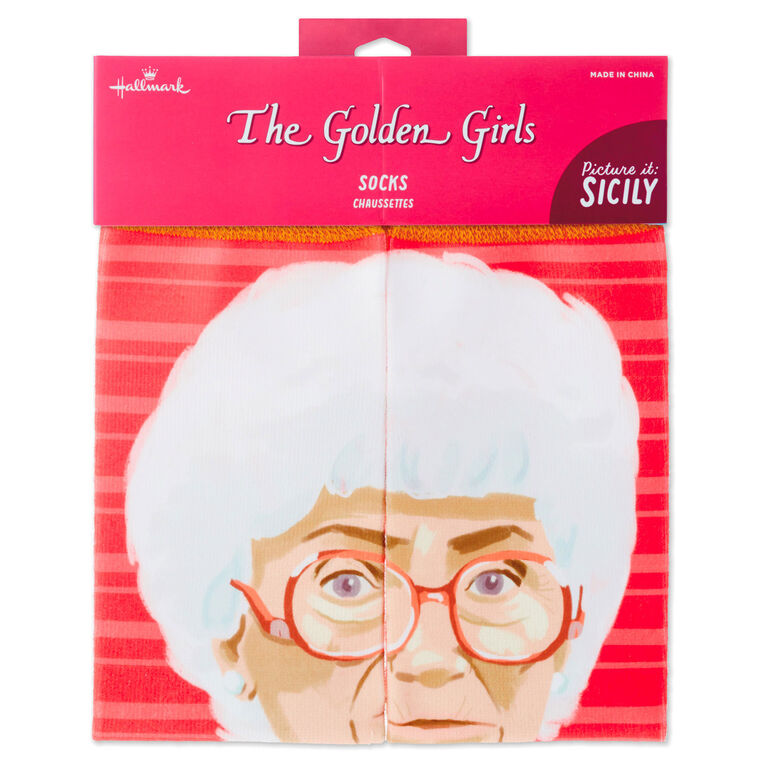 Hallmark Sophia The Golden Girls Sicily Novelty Crew Socks