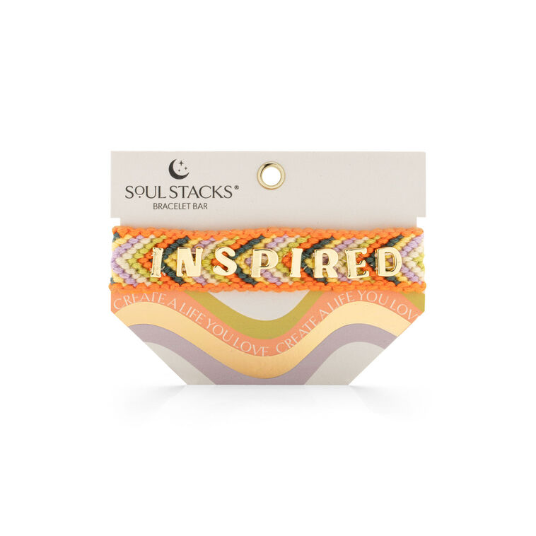 Hallmark Soul Stacks Inspired Fall Colors Woven Bracelet