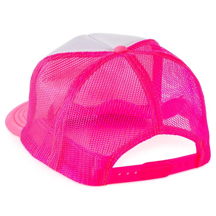 Hallmark Southern Fried Design Barn Dolly Is My Hero Pink Trucker Hat