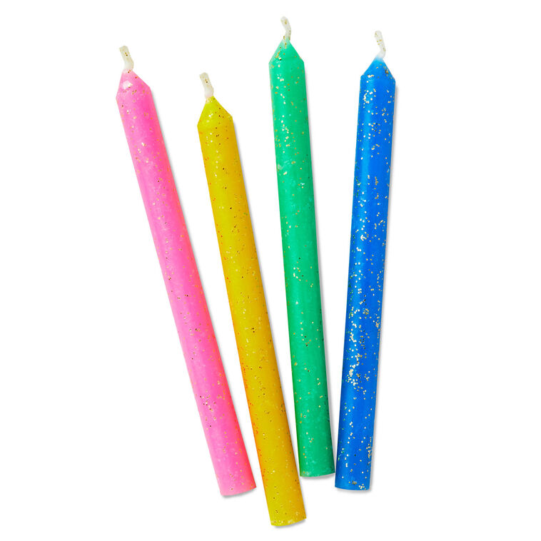 hallmark Sparkling and Colorful Birthday Candles Set of 16