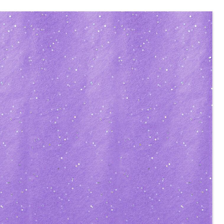 Hallmark Sparkling Dots On Amethyst Tissue Paper 6 Sheets