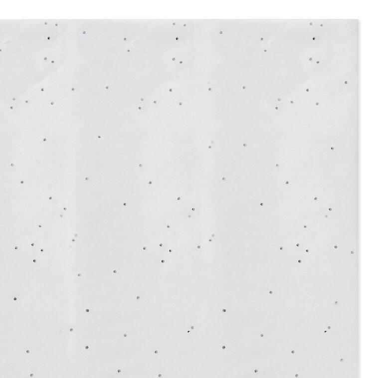 Hallmark Sparkling Dots On White Tissue Paper 6 Sheets
