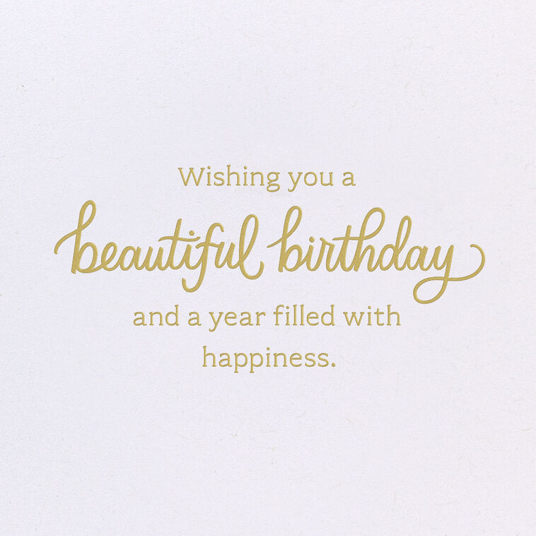 Hallmark Special Beauty And Happiness Birthday Card