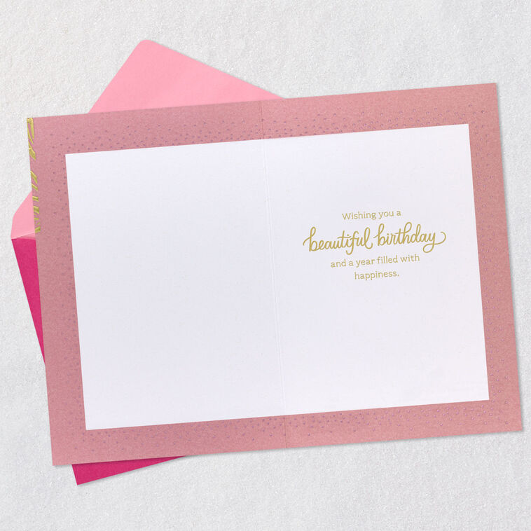 Hallmark Special Beauty And Happiness Birthday Card