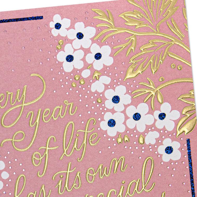 Hallmark Special Beauty And Happiness Birthday Card